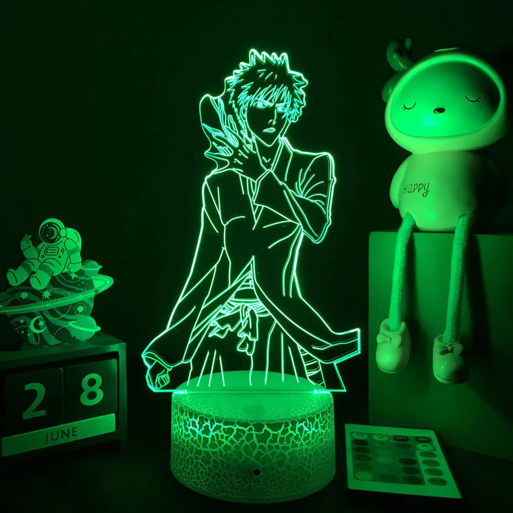 3D Anime Lamp Bleach Led Night Light Bedroom Decoration Bedside Lamp Gift