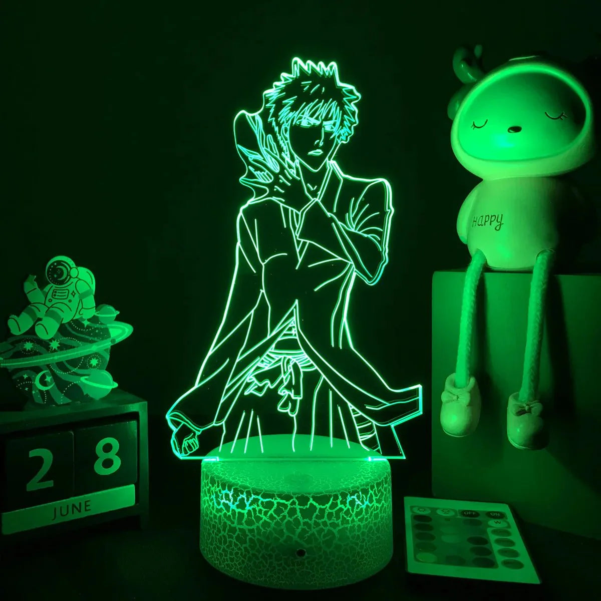 3D Anime Lamp Bleach Led Night Light Bedroom Decoration Bedside Lamp Gift