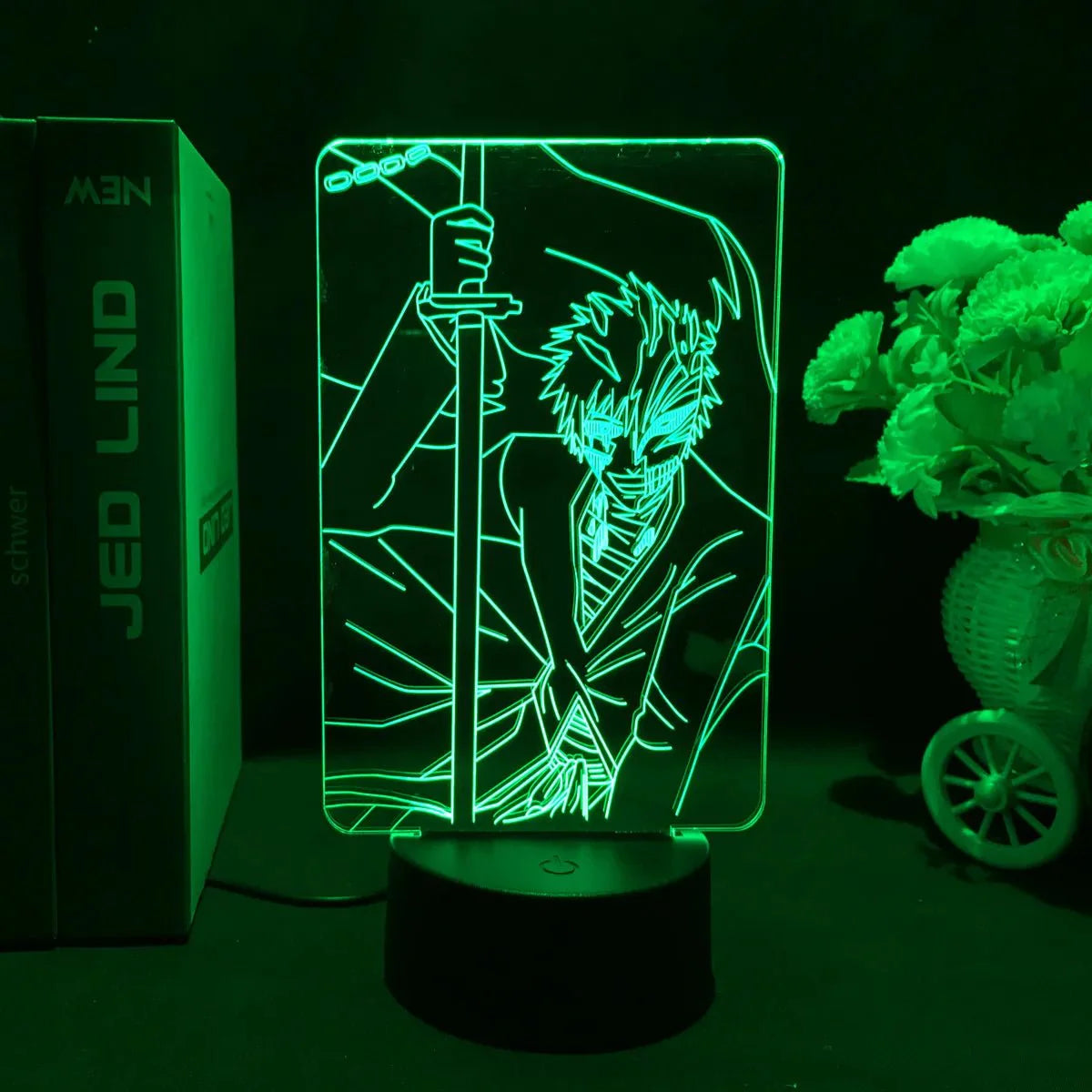 3D Anime Lamp Bleach Led Night Light Bedroom Decoration Bedside Lamp Gift
