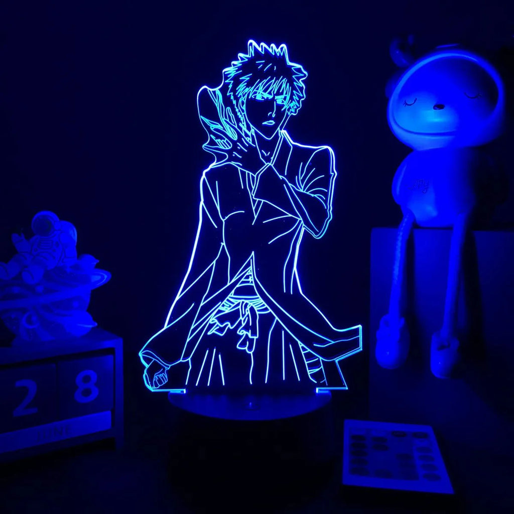 3D Anime Lamp Bleach Led Night Light Bedroom Decoration Bedside Lamp Gift