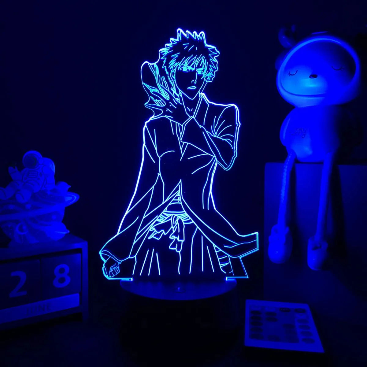 3D Anime Lamp Bleach Led Night Light Bedroom Decoration Bedside Lamp Gift