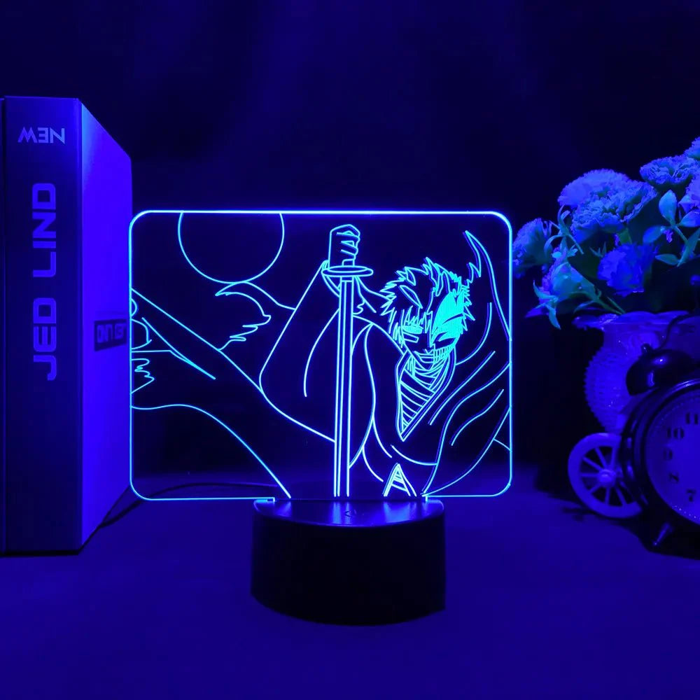 3D Anime Lamp Bleach Led Night Light Bedroom Decoration Bedside Lamp Gift