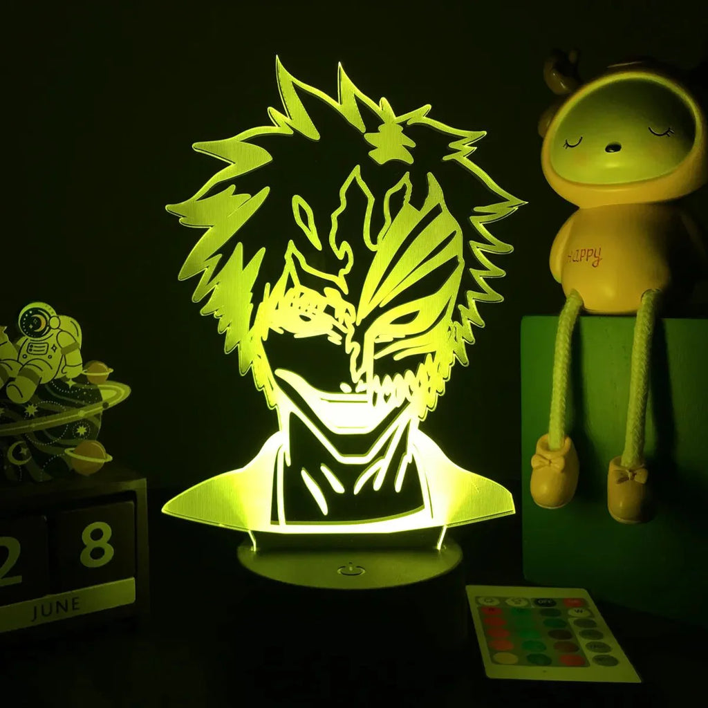 3D Anime Lamp Bleach Led Night Light Bedroom Decoration Bedside Lamp Gift