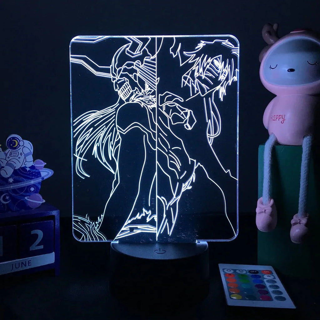 3D Anime Lamp Bleach Led Night Light Bedroom Decoration Bedside Lamp Gift