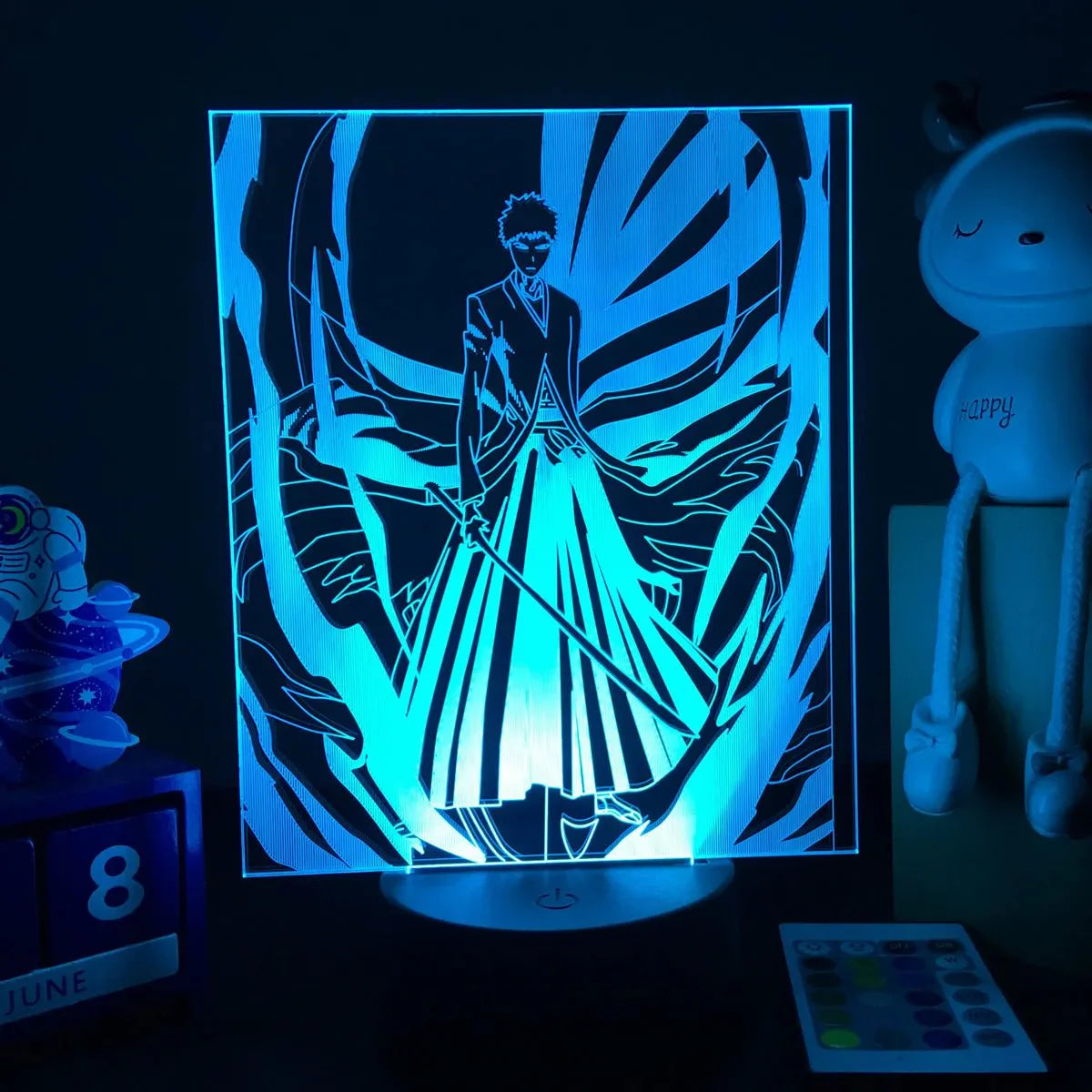 3D Anime Lamp Bleach Led Night Light Bedroom Decoration Bedside Lamp Gift