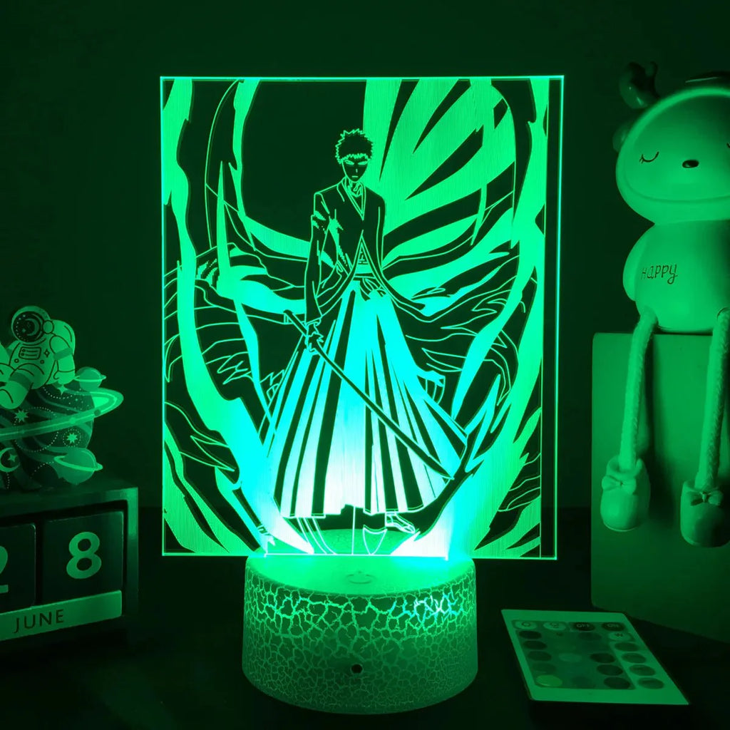 3D Anime Lamp Bleach Led Night Light Bedroom Decoration Bedside Lamp Gift