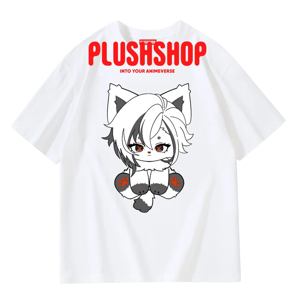 Arlecchino Meow Creative Hoodie/T-shirt Genshin
