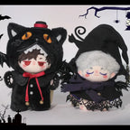 [Halloween Limited]Black Cat & Witch Hat Outfit For 4IN Doll