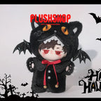 [Halloween Limited]Black Cat & Witch Hat Outfit For 4IN Doll