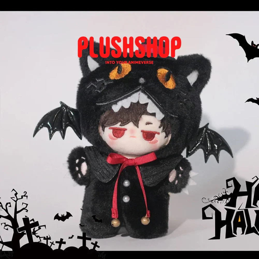 [Halloween Limited]Black Cat & Witch Hat Outfit For 4IN Doll